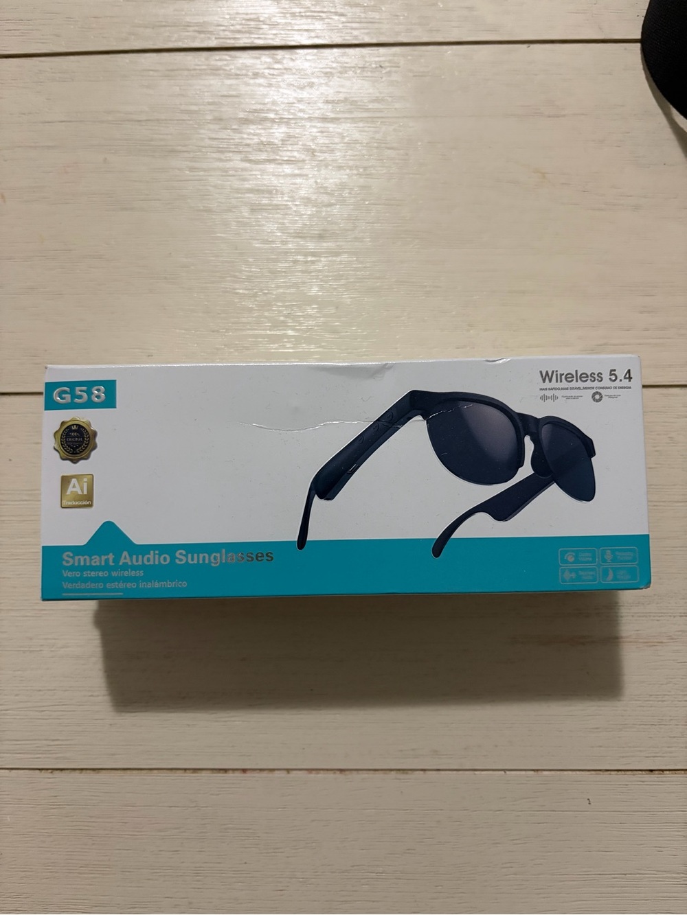 Smart Audio Sunglasses - Black | Wireless 5.4